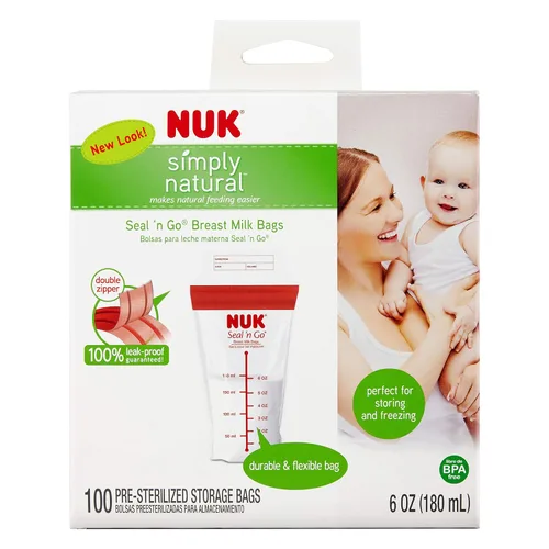 Vista 8 de Bolsas para leche materna NUK Seal N Go, Multicolor/Ninguno