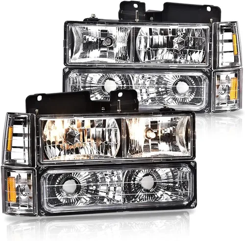 Vista 15 de CHEDA Conjunto de Faros Delanteros Faro Compatible con GMC Canyon/Chevy Colorado 2004-2012 Conjunto de Faros Luces de Parachoques