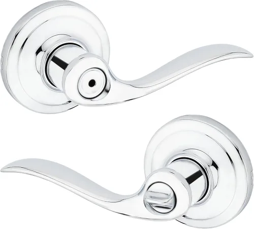 Vista 15 de Kwikset Tustin - Manija de puerta de entrada con cerradura y llave, palanca exterior reversible con cerradura segura, para entrada principal