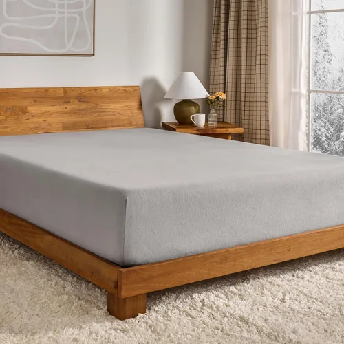 Vista 17 de Bare Home – Sábana bajera ajustable, 100% franela de algodón