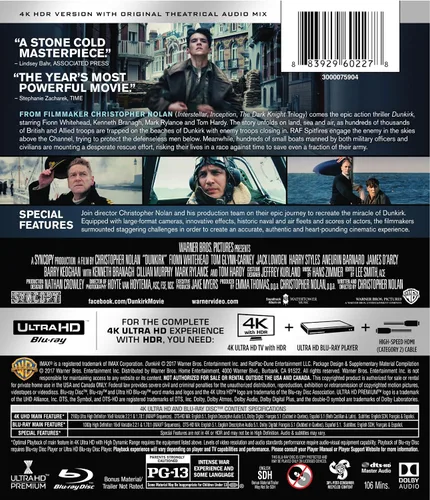 Vista 2 de Dunkirk (4K Ultra HD) 4K UHD