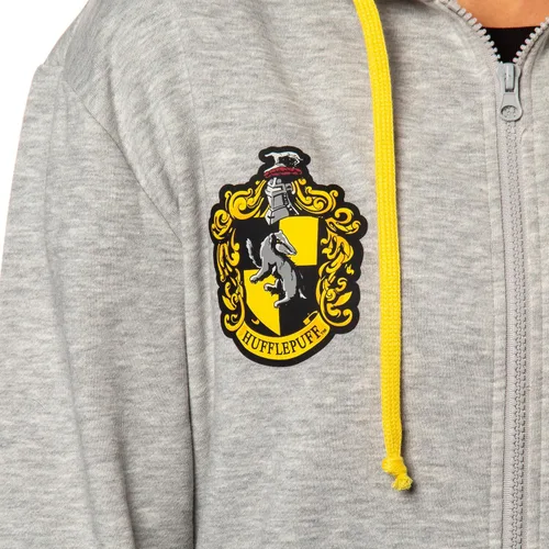 Vista 2 de Bioworld Harry Potter Hogwarts Alumni House Crest - Sudadera ligera con cremallera para mujer