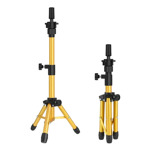 Vista 7 de AliLeader Soporte de cabeza de peluca de 25 pulgadas, soporte de cabeza de maniquí ajustable, trípode con cabeza ajustable, soporte de trípode