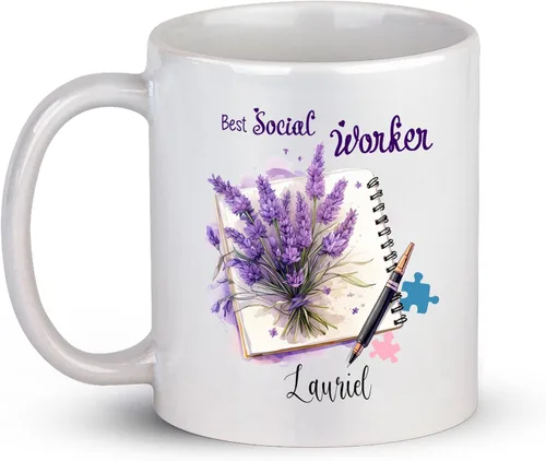 Vista 14 de Taza de café personalizada de contador, taza de contabilidad personalizada regalo para compañeros de trabajo, amigos, familia, taza de cerámica