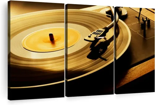 Vista 15 de Elephant Stock BW - Reproductor de discos de vinilo para pared, lienzo horizontal, decoración de pared de sala de estar de 3 piezas, impresión