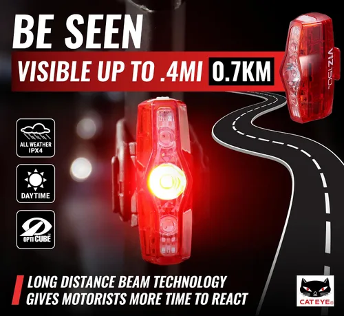 Vista 3 de CATEYE ViZ USB Rechargeable Daytime Safety Light