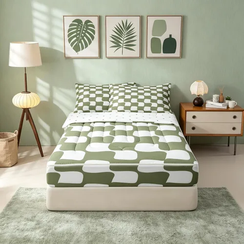 Vista 34 de Feelyou Juego de edredón con cremallera de leopardo tamaño individual Juegos de cama con cremallera y estampado animal para decoración de Marrón
