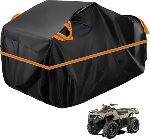 Vista 48 de Cubierta para ATV impermeable compatible con Arctic Cat H1 EFI TRV Cruiser 4x4 2011, cubierta de 210D para vehículos de 4 ruedas, cubierta para quad