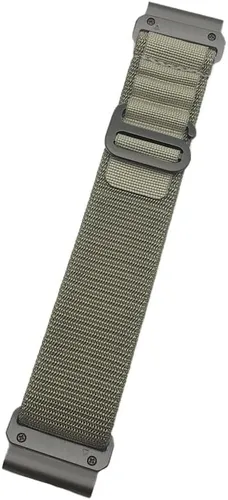 Vista 20 de Correa de reloj de nylon de ajuste rápido de 22 mm para Garmin Fenix 8/E/7/7 Pro/6/6 Pro/5/5 Plus(47mm), Epix Pro Gen 2 47mm, Forerunner