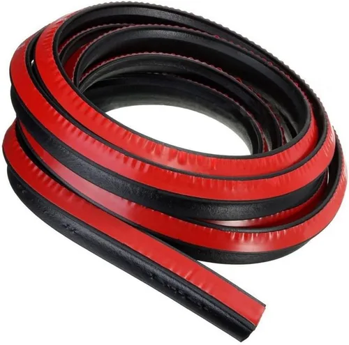 Vista 4 de ESUPPORT - Tira de sellado para puerta de automóvil en forma de P Vehículo auto 157" 4M Universal P-Shape Weather Stripping impermeable a prueba