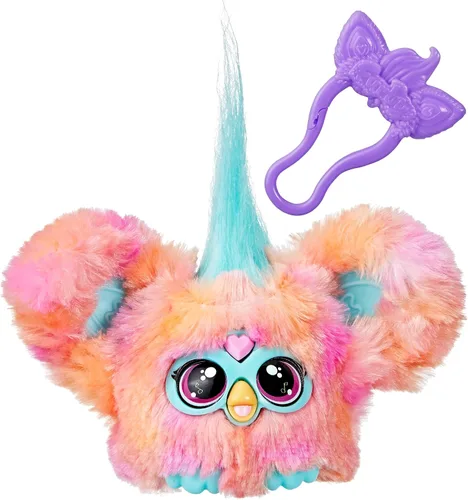 Vista 15 de Furby Furblets Groo-Vee Amigo Mini, más de 45 sonidos y música, habla solo Furbish, juguetes de peluche electrónicos, morado, regalos