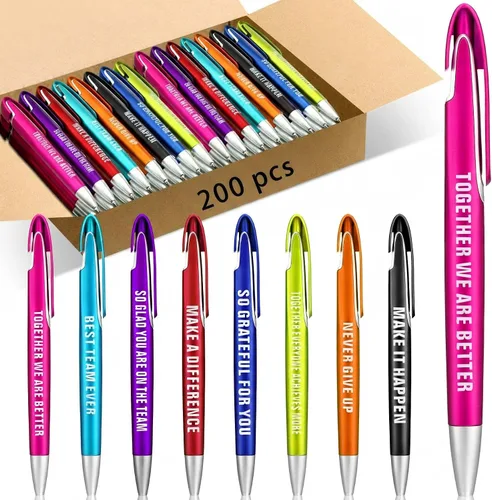Vista 11 de Lincia 100 piezas de bolígrafos con versículos bíblicos, lote de bolígrafos retráctiles de punta media con tinta negra, regalos de inspiración