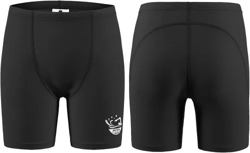 Vista 2 de FitsT4 - Traje de baño deportivo para niños y jóvenes, traje de baño competitivo de secado rápido, pantalones cortos de natación atléticos