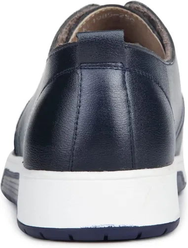 Vista 4 de BSROT Zapatos Oxford casuales para hombre, zapatos de vestir con cordones, cómodos zapatos deportivos de moda