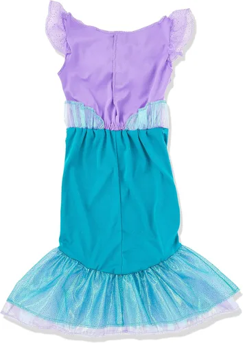 Vista 2 de Disguise disfraz clásico de Ariel para niña, Un solo