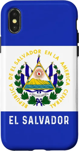 Vista 5 de El Salvador Carcasa de Teléfono Celulares Con Bandera Y Mapa - Carcasa para iPhone 17