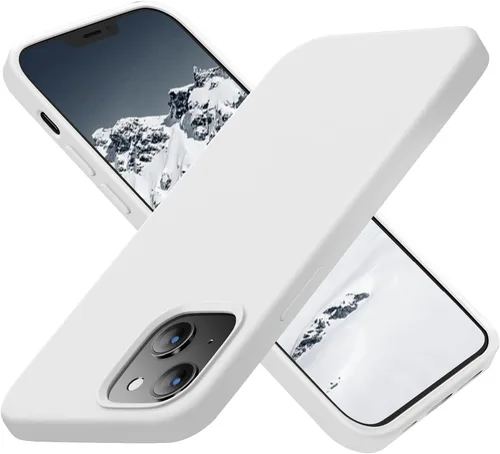 Vista 22 de Cordking Funda diseñada para iPhone 13, diseñada para iPhone 14, funda ultradelgada de silicona, funda protectora a prueba de golpes