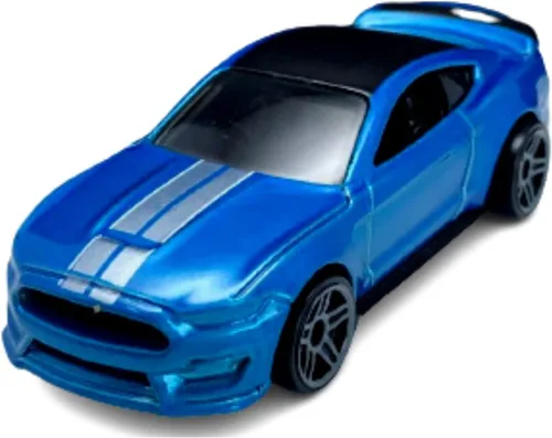Vista 6 de Hot Wheels Ford Mustang Shelby GT500 2020, [azul] 248/25 Muscle Mania 1/10