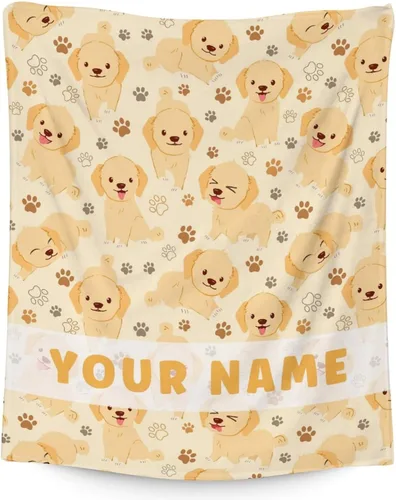 Vista 26 de Golden Retriever - Manta de regalo – 30 x 40 pulgadas, bonita manta de perro para amantes de los perros, niños, niños y niñas, mantas suaves