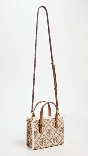 Vista 3 de Tory Burch Mini bolso jacquard con monograma T para mujer