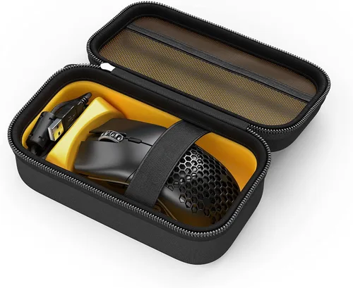 Vista 5 de Gaming - Funda universal para mouse con bolsillo para accesorios y cuña ajustable (sin agitación), funda de transporte portátil, carcasa dura