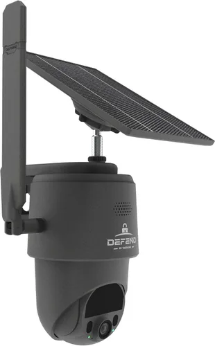 Vista 2 de TACTACAM – Cámara de seguridad celular Defend 360, fotos 4K, video 1080p, batería solar + recargable, panorámica/inclinación/zoom de 360°, LTE