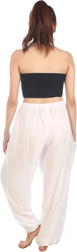 Vista 2 de Lofbaz - Pantalones de yoga con cordón floral para mujer
