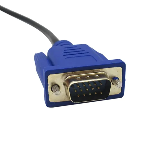 Vista 4 de Cable adaptador de convertidor de vídeo macho HDMI macho a VGA para PC DVD 1080P HDTV 6FT