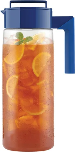 Vista 13 de Takeya Jarra hermética – Jarra hermética de uso diario para té helado y más – Jarra transparente con tapa – Esencial de cocina ligero – Utensilios