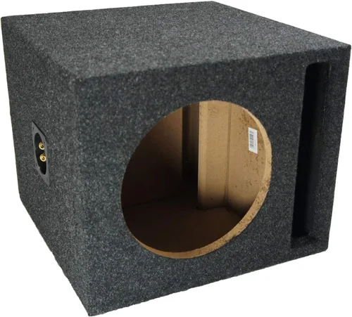 Vista 8 de Harmony Audio Universal Car Stereo Slotted S Port Single 10" Alpine Bundle Type R R-W10D4 Sub Box Enclosure con amplificador HA-A800.1 y kit