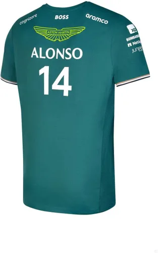 Vista 2 de Aston Martin Cognizant F1 Fernando Alonso Team - Camiseta para hombre