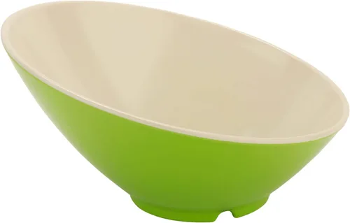Vista 15 de G.E.T. B-792-W - Cuenco en ángulo para servir en cascada para ensaladas, arroz y postre, 24 onzas / 9.25 pulgadas, color blanco