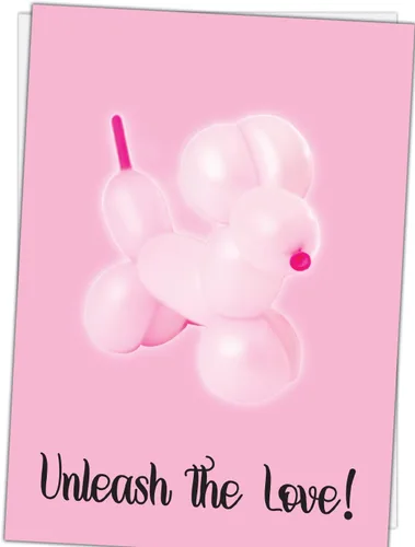 Vista 6 de Glory To Dog Desata el paquete de 3 tarjetas de felicitación Felicitaciones por tu nuevo cachorro: ¡Desata la diversión!/Desata el amor!/Libera