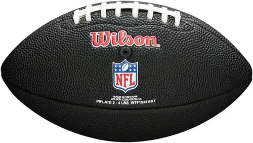 Vista 4 de Wilson NFL Soft Touch Mini Balón de Fútbol - Negro