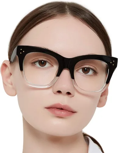 Vista 7 de OCCI CHIARI Gafas de filtro de luz azul para mujer, gafas de pantalla azul para computadora y moda (Demi, 0)