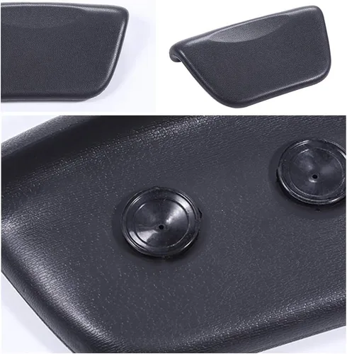 Vista 7 de Almohadas de baño para spa, de piel sintética impermeable, con ventosas antideslizantes para el hogar, baño, bañera o spa