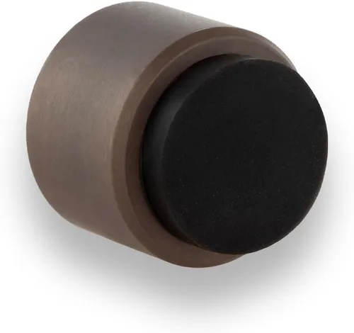 Vista 10 de EVI - Topes de puerta Tope de manija de puerta blanco – Adhesivo y cierre de tornillo – Caucho protector – Tope de puerta de pared de 1.1 x 1.1