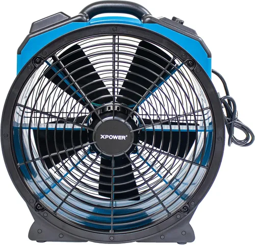 Vista 4 de XPOWER FA-420-6 VENTILADOR DE MUELLE (Amarillo)