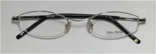 Vista 2 de Vera Wang V105 WomensLadies Designer Half-rim Half-rimless Sophisticated Hip EyeglassesEye Glasses