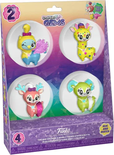 Vista 2 de Funko Snapsies: Wave 3 Gems - 4PK (Pascua)