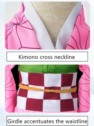 Vista 5 de Disfraces de cosplay de anime, kimono, conjunto completo de Halloween para hombres y mujeres