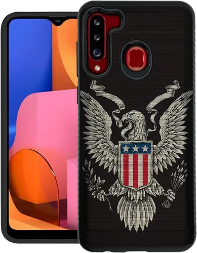 Vista 16 de CasesOnDeck - Carcasa resistente compatible con Samsung Galaxy A21 y A21 (armadura cepillada)