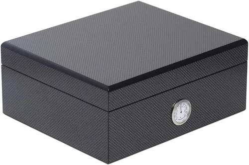Vista 3 de Bey Berk - Juego de humidor (6 piezas, fibra de carbono)