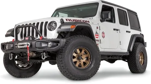 Vista 3 de WARN 102355 Jeep JL OE Rubicon Defensa frontal de parrilla con tubo protector, de baja altura