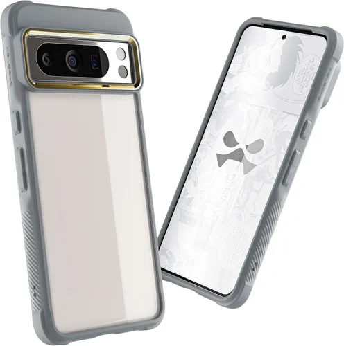 Vista 24 de Ghostek COVERT Funda transparente para Pixel 5a con diseño súper delgado y agarre seguro a prueba de golpes, protección resistente y carga Claro