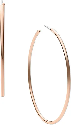 Vista 2 de Michael Kors - Arracadas de plata y oro rosa para mujer
