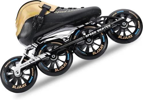 Vista 2 de Patines de velocidad en línea para hombres y mujeres, patines en línea profesionales de fibra de carbono para adultos masculinos, patines
