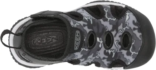 Vista 5 de KEEN Sandalias Stingray para niños, color rojo