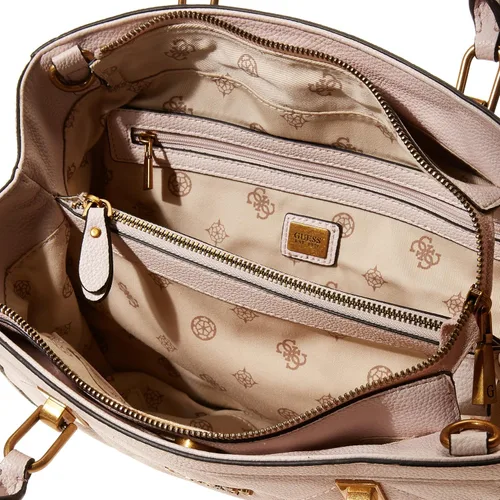 Vista 5 de GUESS Mochila Abey Elite para novia, Desbordamiento beige