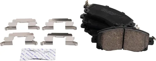 Vista 137 de TRQ Juego de pastillas de freno delantero y rotores con revestimiento de cerámica compatible con Jeep Compass Patriot 2017